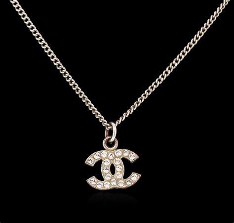 chanel necklace logo cheap|authentic chanel necklace for sale.